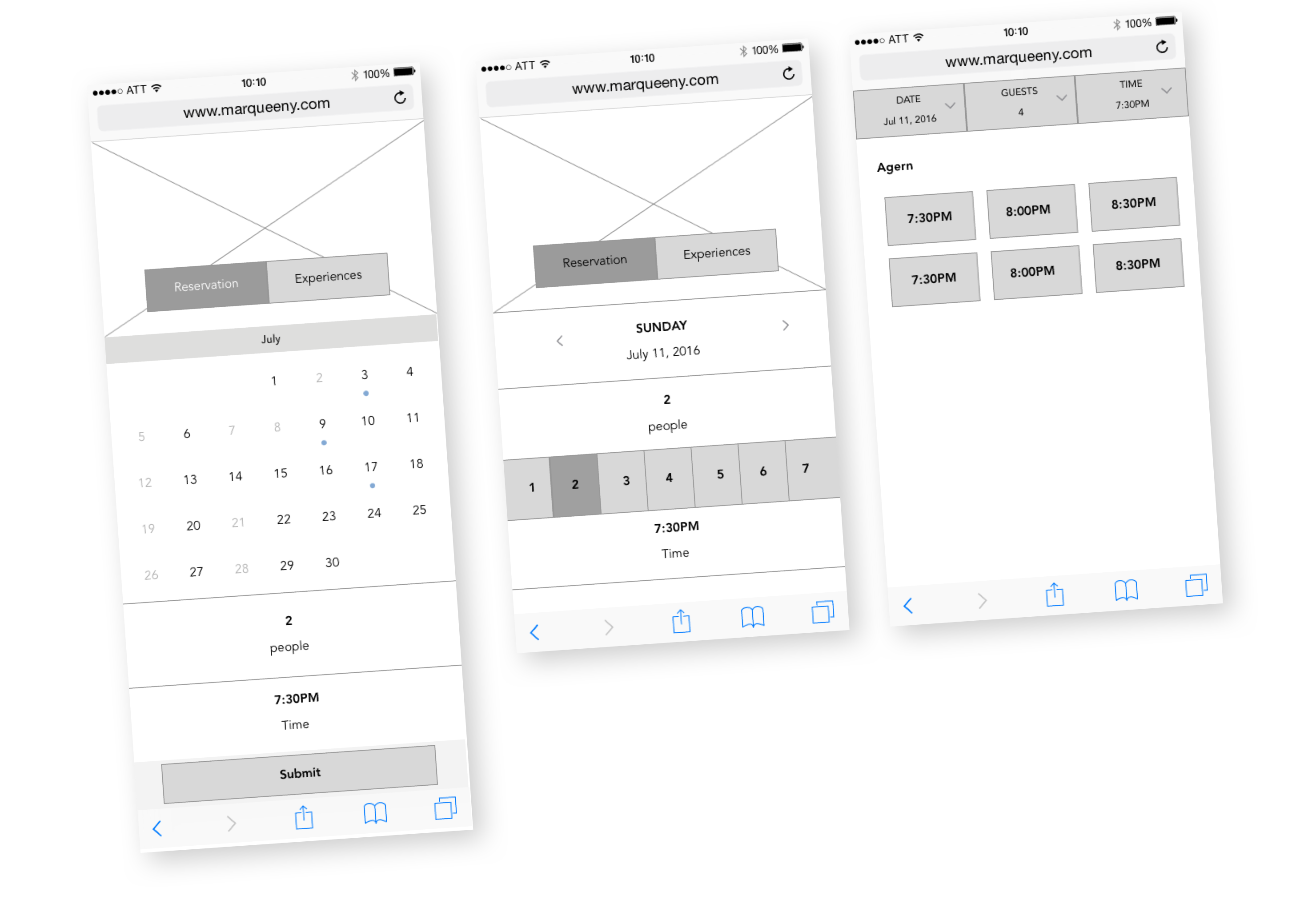 SevenRooms Reservation Widget Reservation Wires